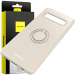 Spacecase Silicone Ring Galaxy S10 bone