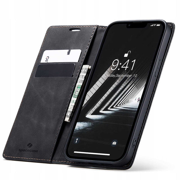 Spacecase Wallet iPhone 13 / 14 black