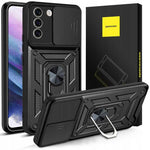 Spacecase Camring Galaxy S21 FE black