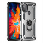 Spacecase Ring NX Motorola Moto G50 srebrny