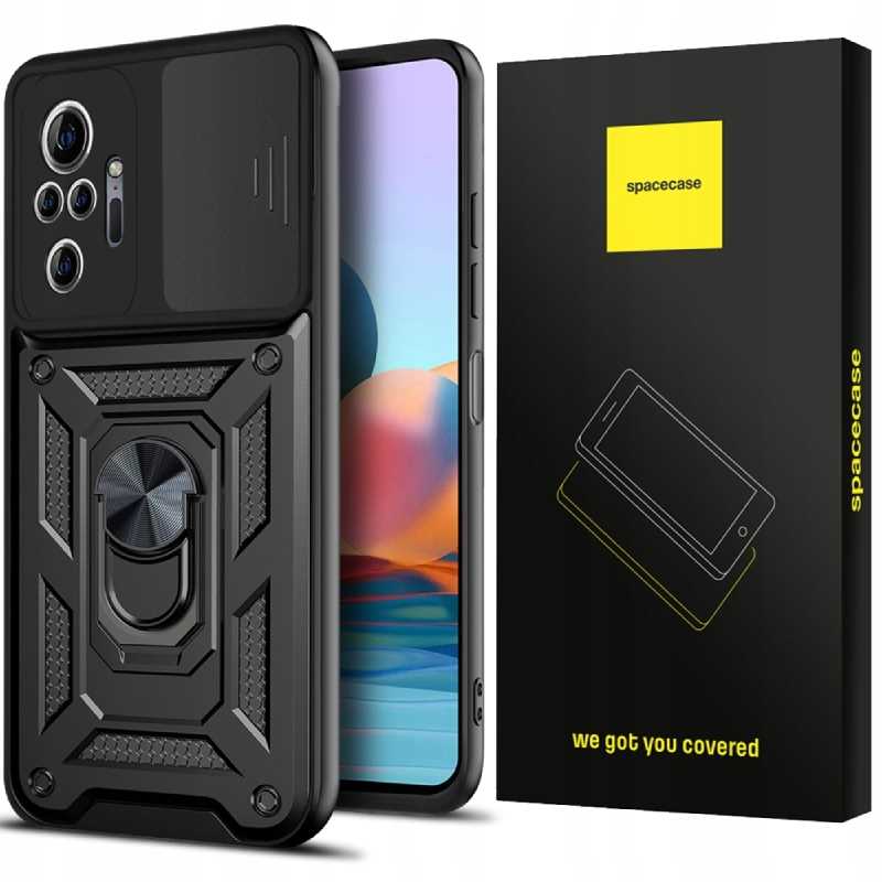 Spacecase Camring Redmi Note 10 Pro black