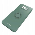 Spacecase Silicone Ring Poco X3 Pro/NFC dark green