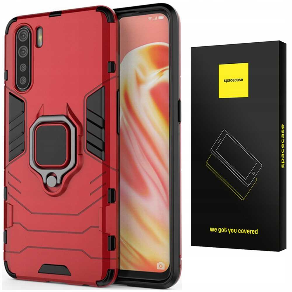 Spacecase X-Ring Oppo Reno 3 czerwony