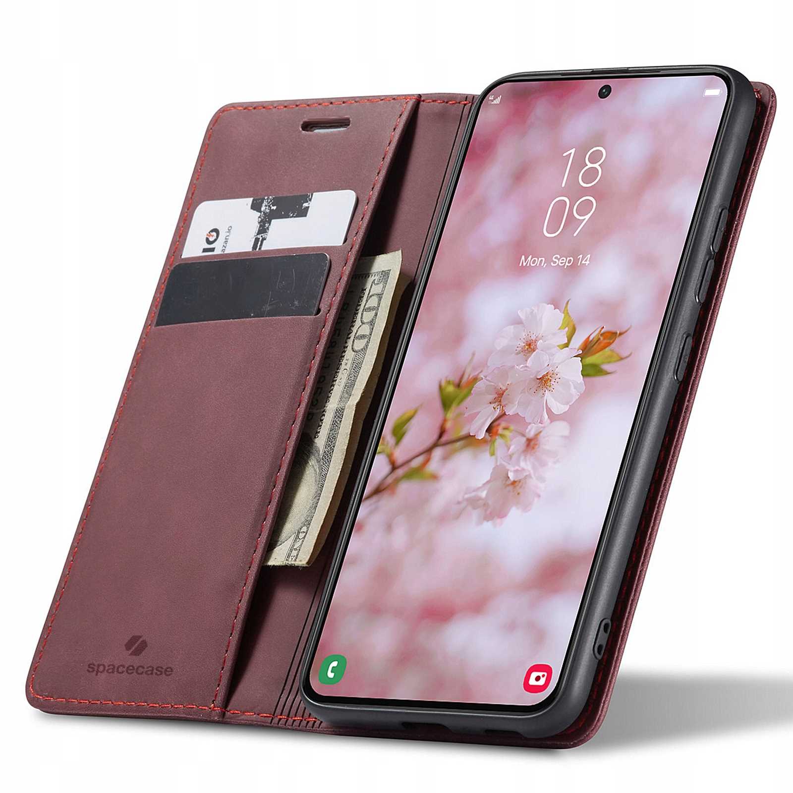 Spacecase Wallet Galaxy S22 red
