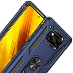 Spacecase Ring NX Poco X3 NFC/Pro niebieski
