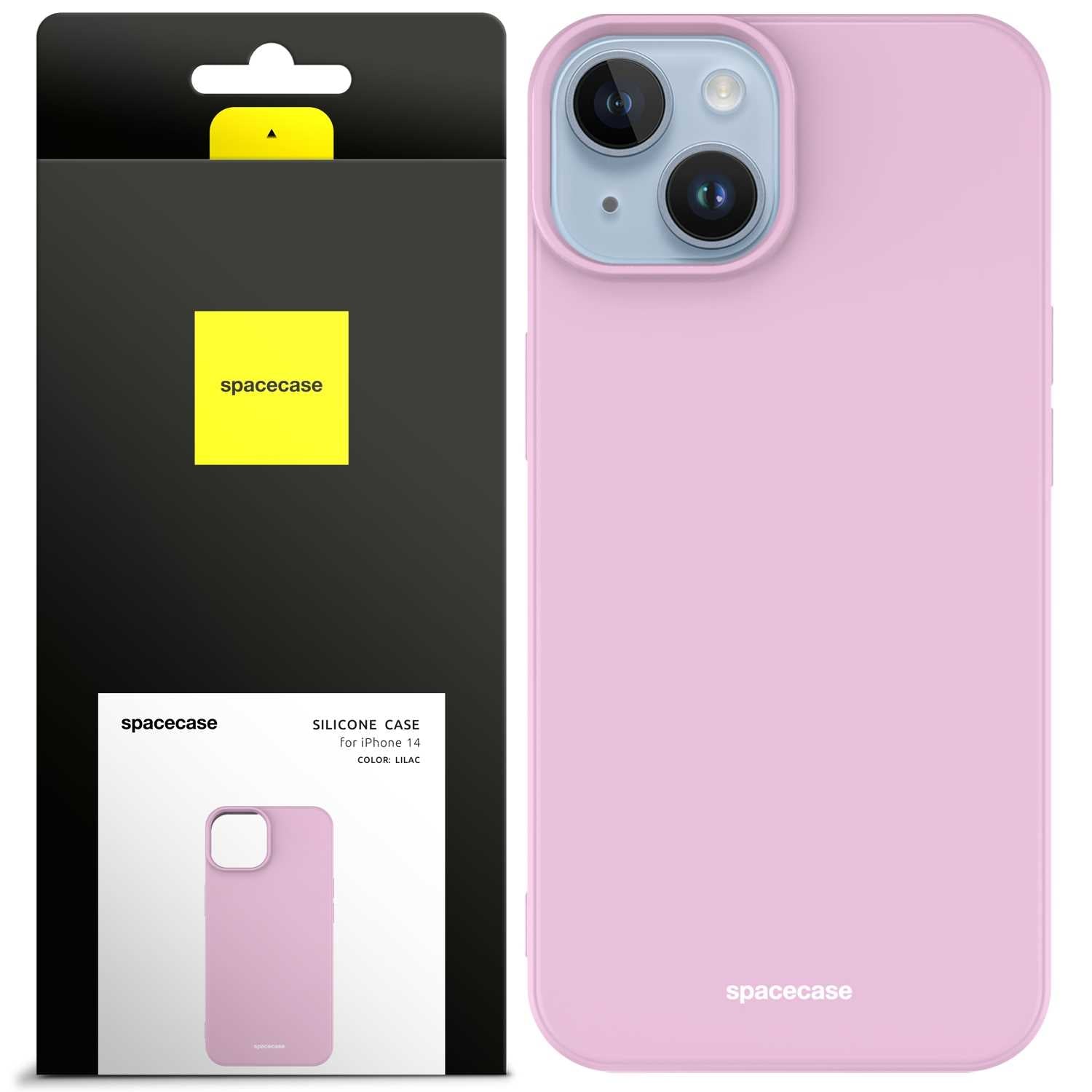 Spacecase Silicone Case iPhone 14 lilac