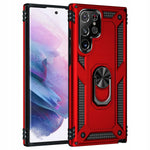 Spacecase Ring NX Galaxy S22 Ultra czerwony