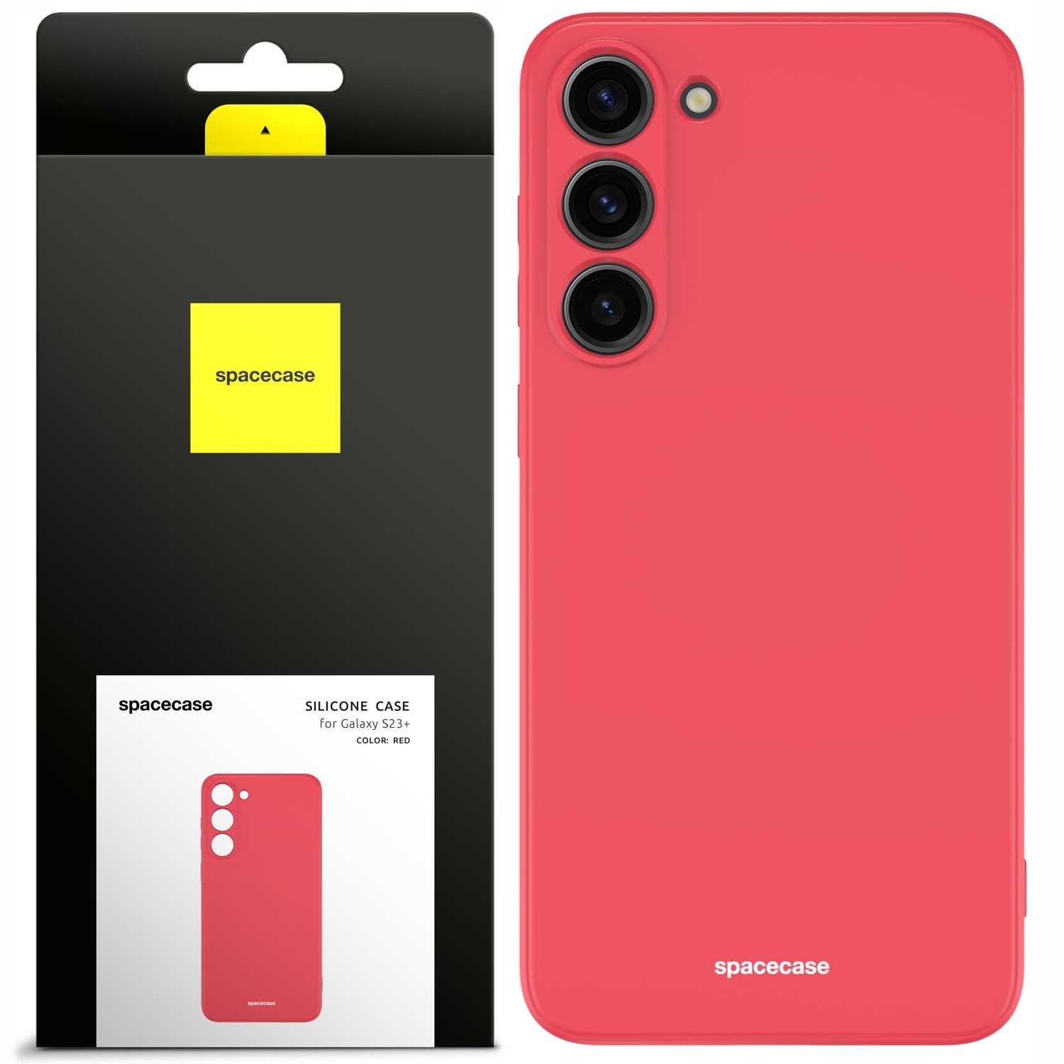 Spacecase Silicone Case Galaxy S23+ red