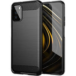 Spacecase Carbon Poco M3 czarny