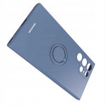 Spacecase Silicone Ring Galaxy S22 Ultra blue