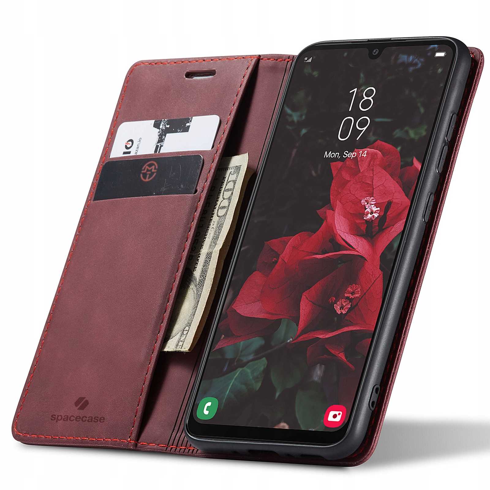 Spacecase Wallet Galaxy A34 5G red