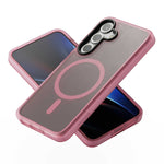 Spacecase Hybrid Fusion Mag Galaxy S25 pink