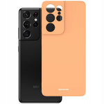 Spacecase Silicone Case Galaxy S21 Ultra orange