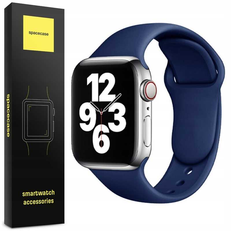 Spacecase Silicone Band AW 42/44/45 navy blue