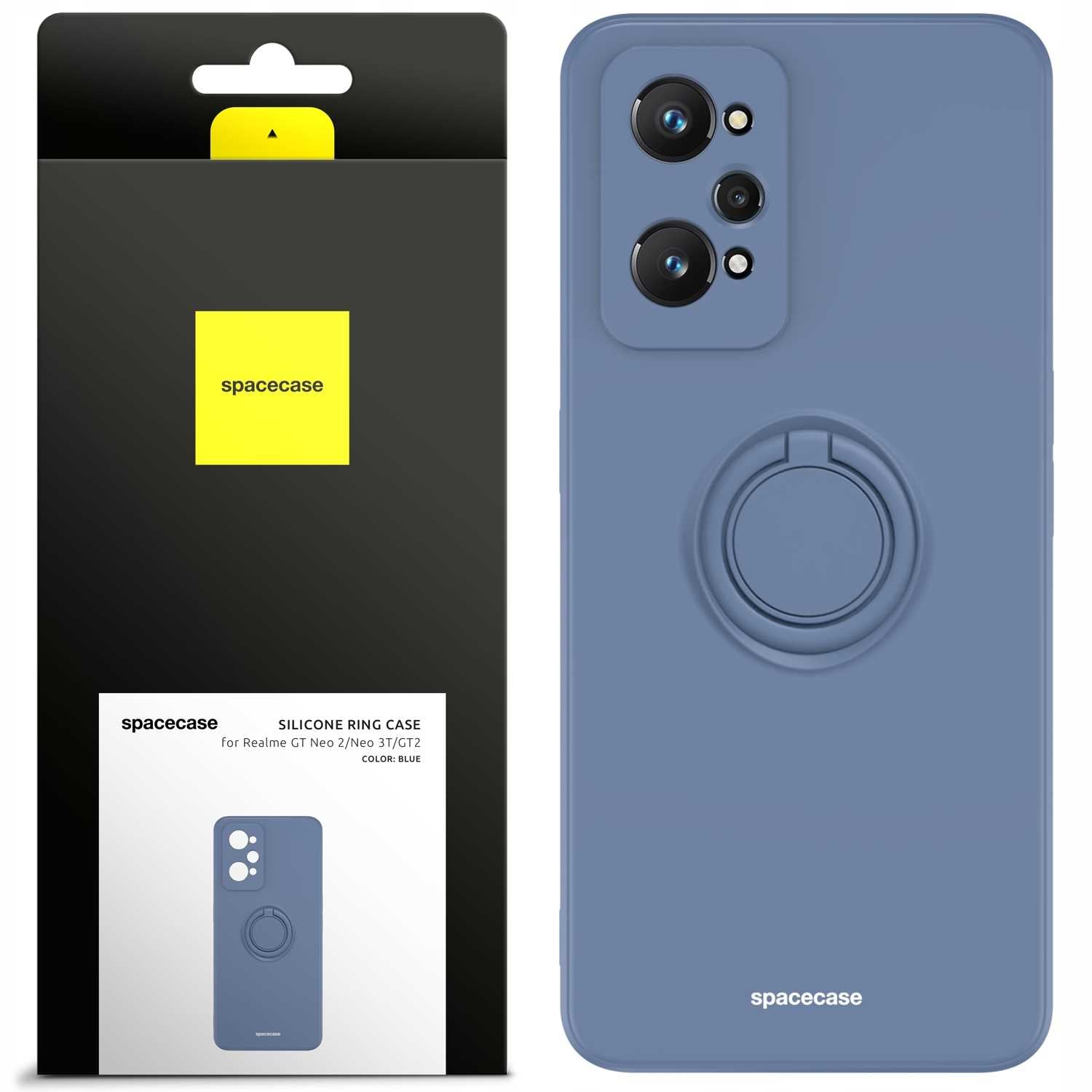 Spacecase Silicone Ring Realme GT Neo 2/Neo 3T/GT2 blue