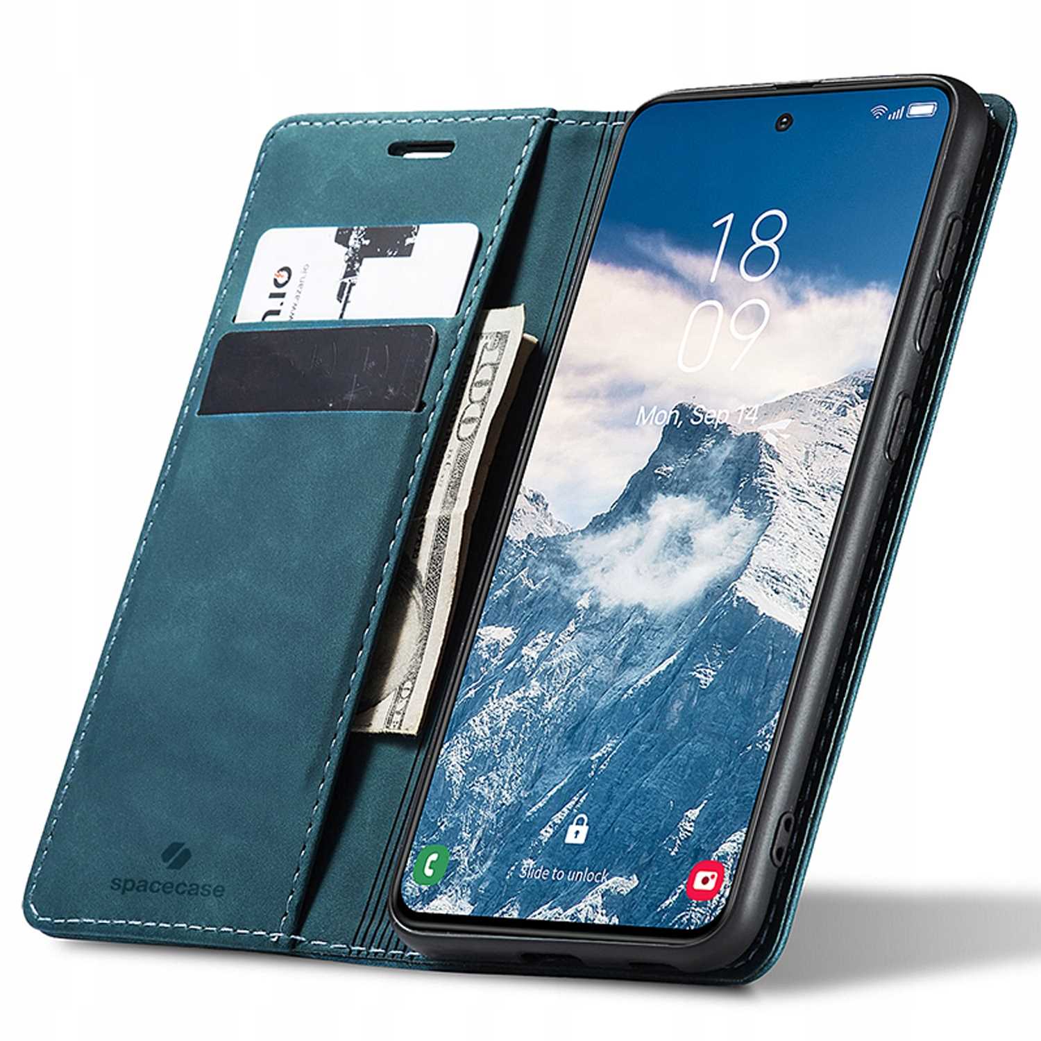 Spacecase Wallet Galaxy S24 FE blue