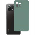 Spacecase Silicone Case Xiaomi Mi 11 Lite dark green