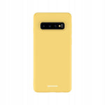 Spacecase Silicone Case Galaxy S10+ yellow