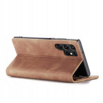 Spacecase Wallet Galaxy S23 Ultra kawowy