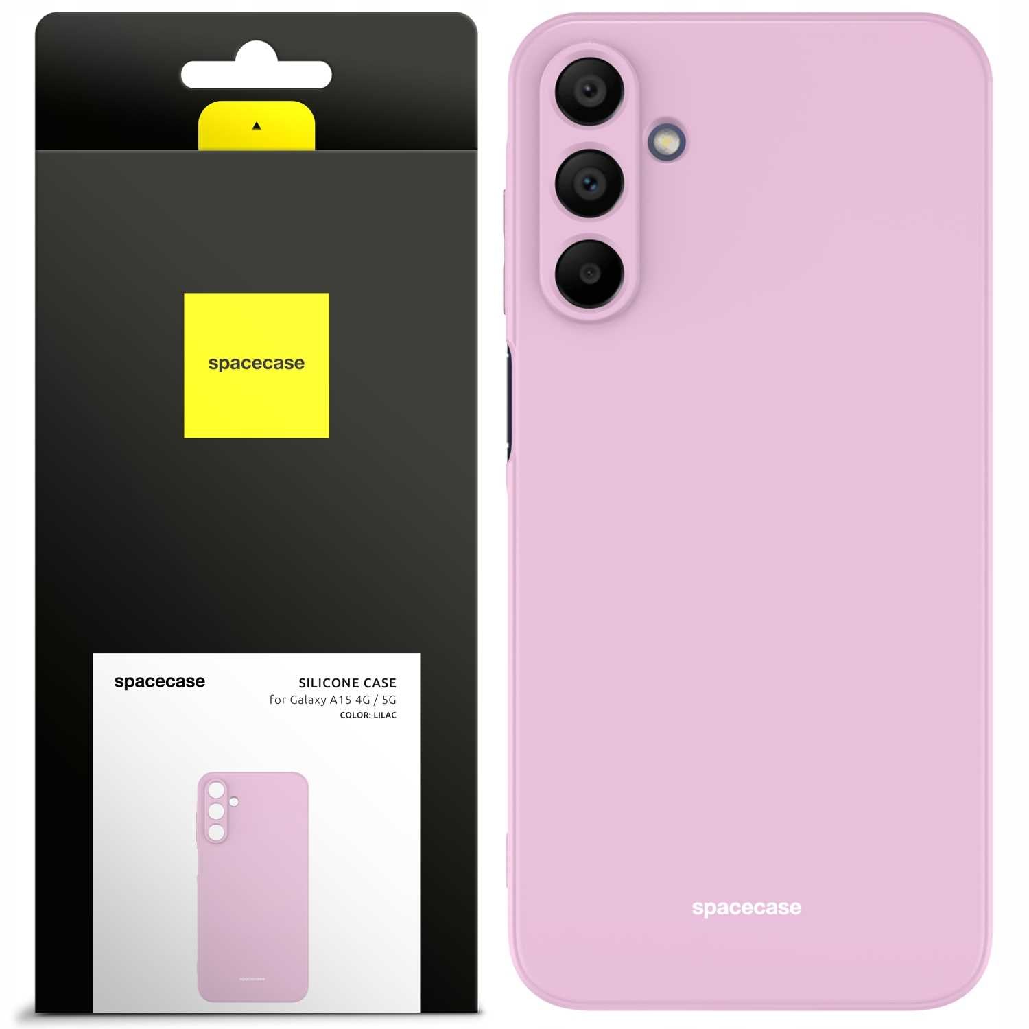 Spacecase Silicone Case Galaxy A15 4G / 5G lilac