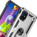 Spacecase Ring NX Galaxy A41 srebrny