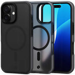 Spacecase Hybrid Fusion Mag iPhone 16 black