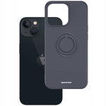 Spacecase Silicone Ring iPhone 13 black