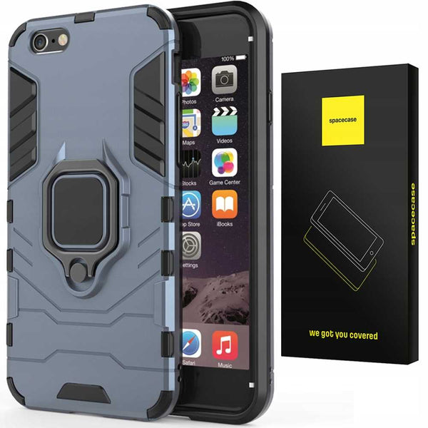 Spacecase X-Ring iPhone 6/6s niebieski