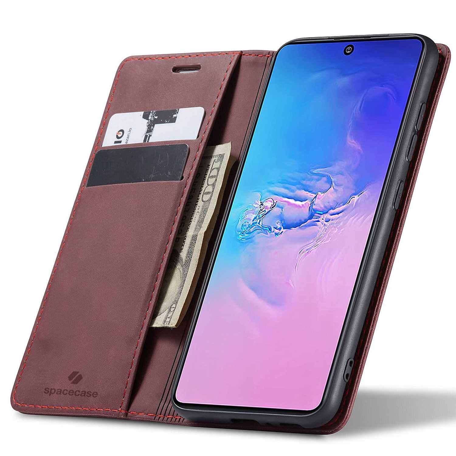 Spacecase Wallet Galaxy S10 Lite red
