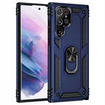 Spacecase Ring NX Galaxy S22 Ultra niebieski