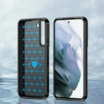 Spacecase Carbon Galaxy S22+ czarny