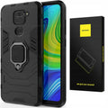 Spacecase X-Ring Redmi Note 9 czarny