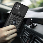 Spacecase Camring Moto G9 Power black