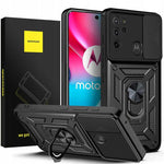 Spacecase Camring Motorola Moto G60s black