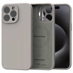 Spacecase Silicone Mag iPhone 15 Pro Max stone