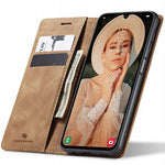 Spacecase Wallet Galaxy A35 5G light brown