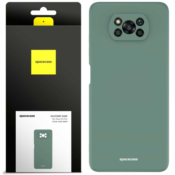 Spacecase Silicone Case Poco X3 Pro/NFC dark green