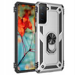 Spacecase Ring NX Galaxy S21 FE srebrny