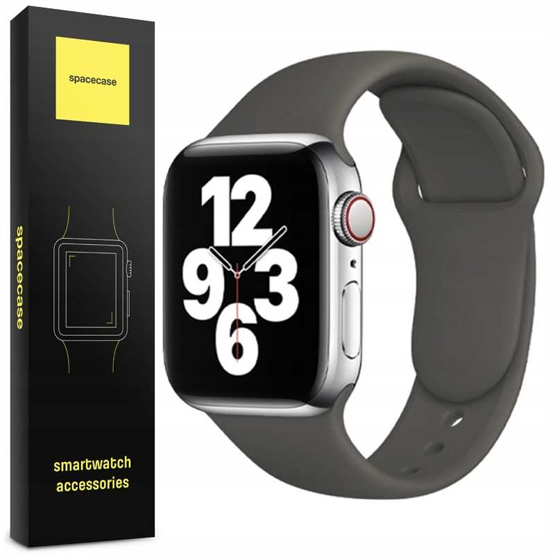 Spacecase Silicone Band AW 42/44/45 dark gray