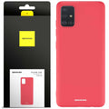 Spacecase Silicone Case Galaxy A71 red