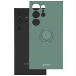 Spacecase Silicone Ring Galaxy S24 Ultra dark green