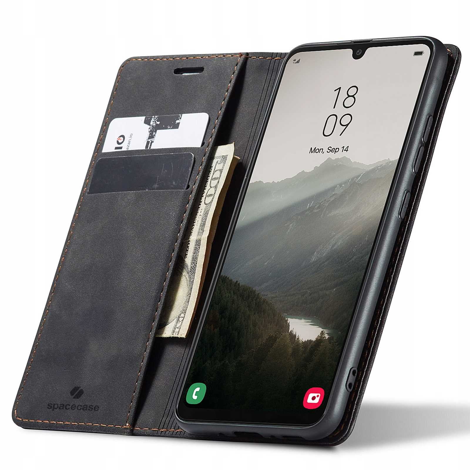 Spacecase Wallet Galaxy A34 5G black