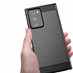 Spacecase Carbon Galaxy Note 20 Ultra czarny