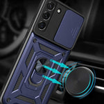 Spacecase Camring Galaxy S22 blue
