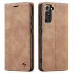 Spacecase Wallet Galaxy S22+ light brown