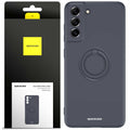 Spacecase Silicone Ring Galaxy S21 FE black