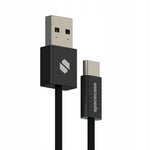 Spacecase USB-A to USB-C Magnetic Cable 1M CL07 black