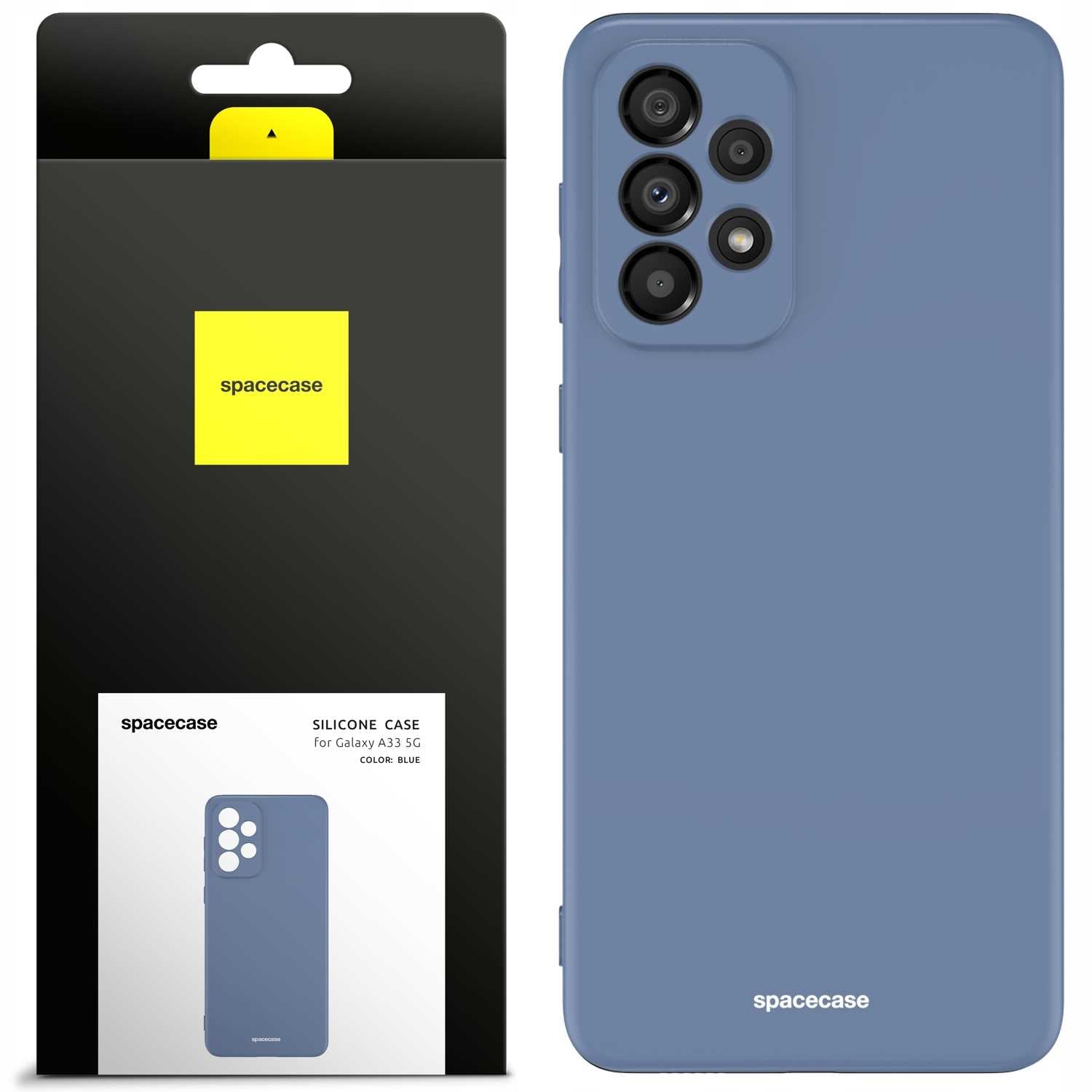Spacecase Silicone Case Galaxy A33 5G blue