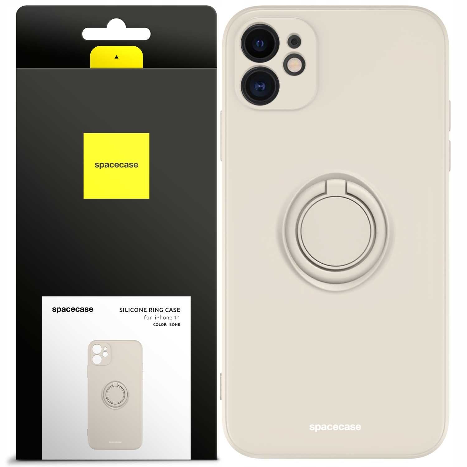 Spacecase Silicone Ring iPhone 11 bone