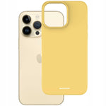 Spacecase Silicone Case iPhone 14 Pro Max yellow